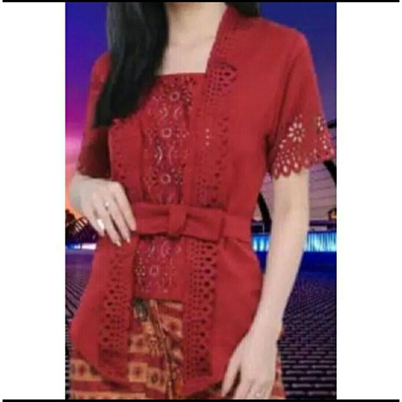 Atasan Kebaya Modern kebaya Encim Lengan Pendek