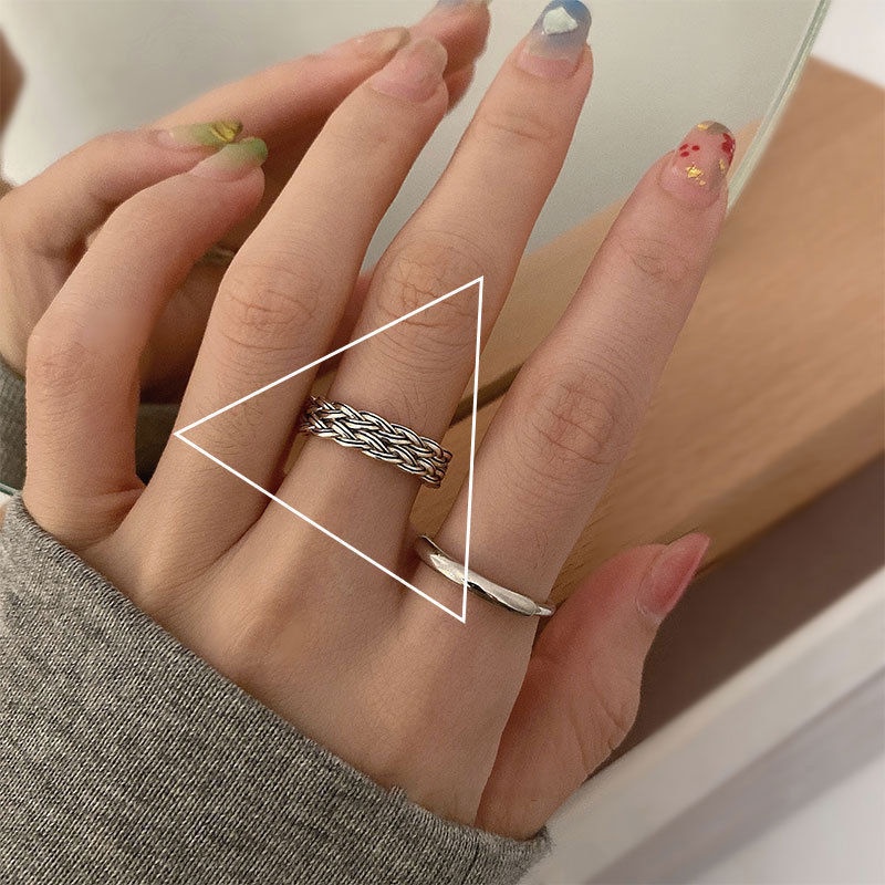 Cincin Silver Bentuk Hati Untuk Wanita