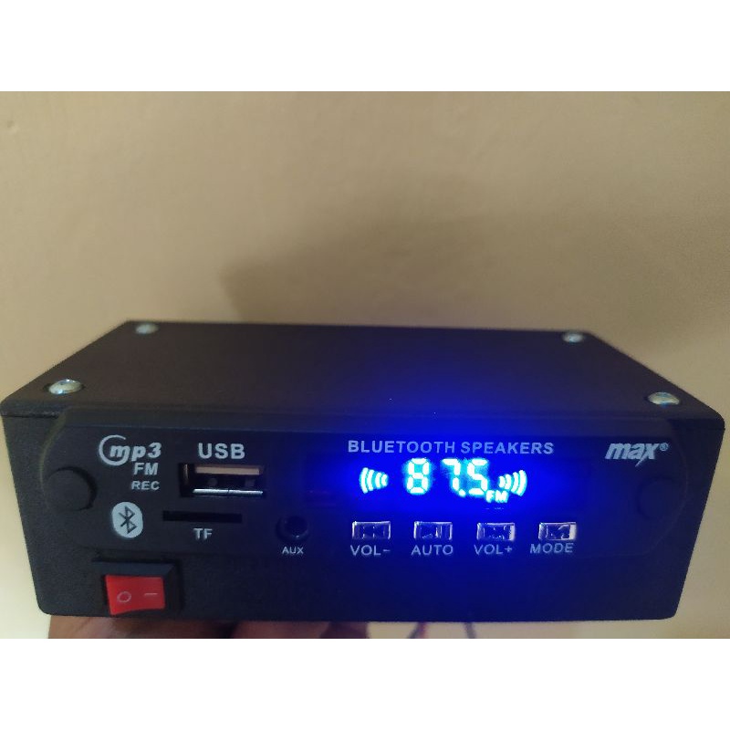 MP3 BLOTOOTH  RAKITAN  PLUS ADAFTOR/MEDIA PEMUTAR MUSIK AMPLIFIER SIAP PAKAI