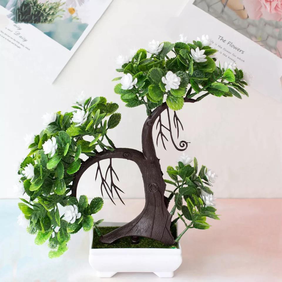 AM578 Bunga plastik / pajangan bunga Artificial / motif Rose  Vas Petak-8