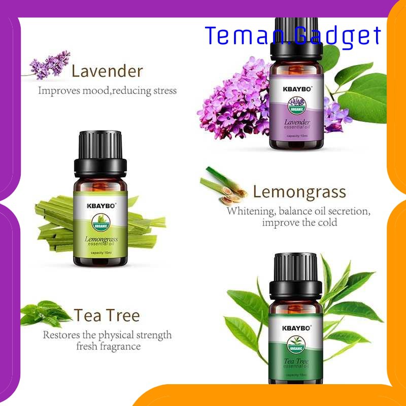 TG-CE015 Taffware HUMI Pure Essential Oils Minyak Aromatherapy 10ml 6PCS