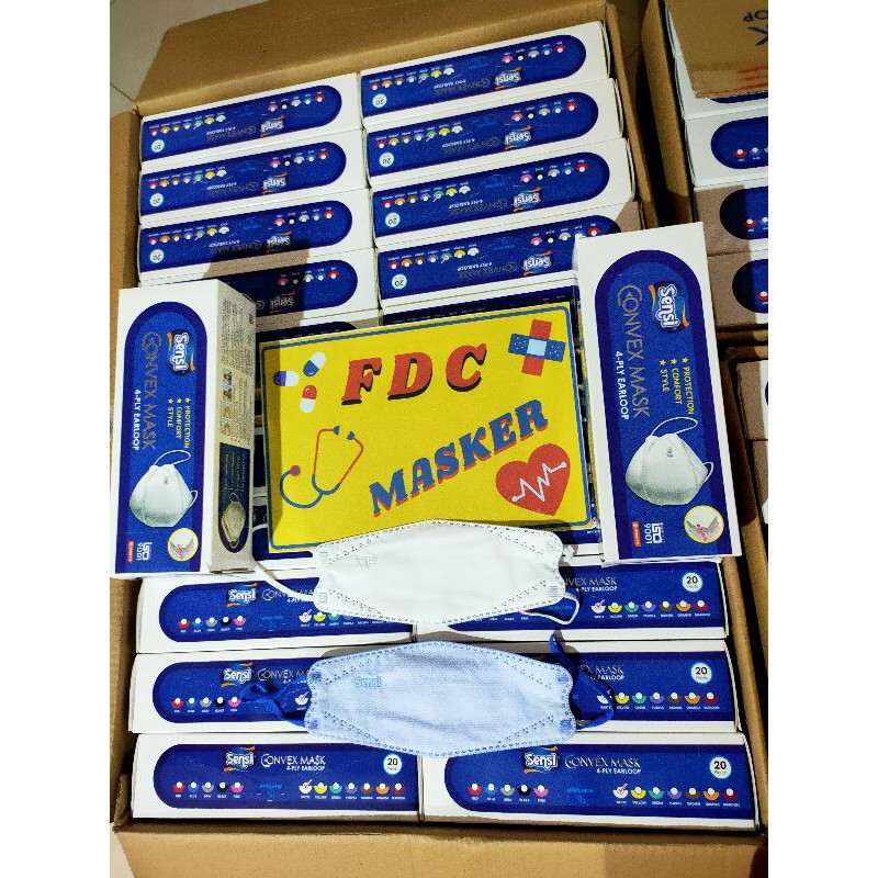 Masker SENSI CONVEX /BOX