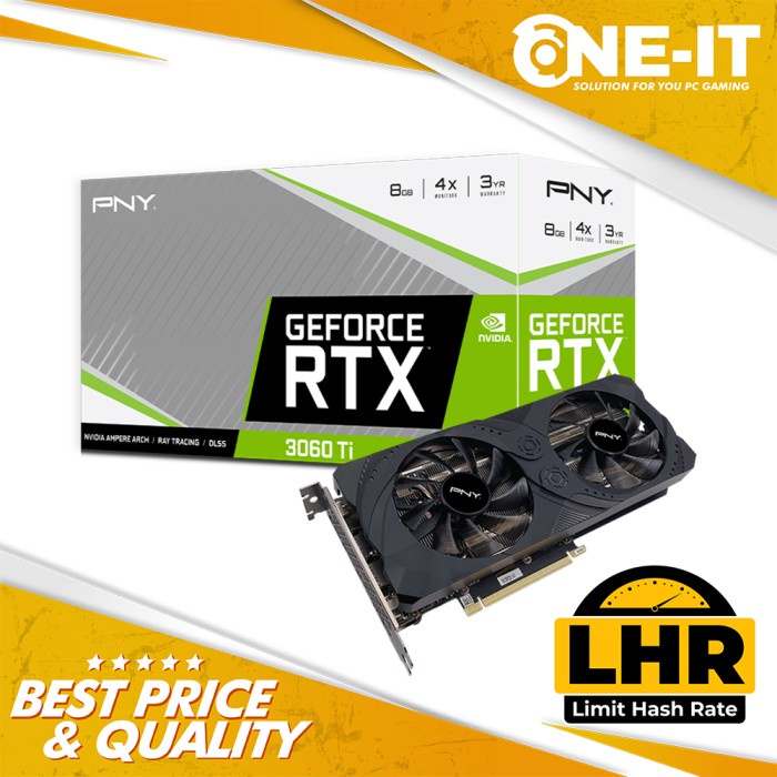 VGA PNY GeForce RTX 3060 Ti 8GB UPRISING Dual Fan