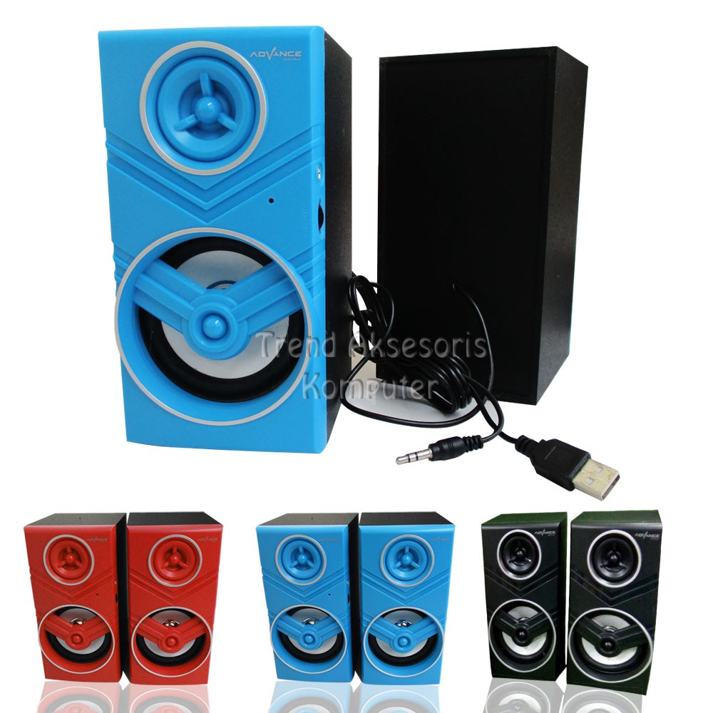 Trend-Advance Duo-080 Speaker Komputer USB with Volume Control-HITAM