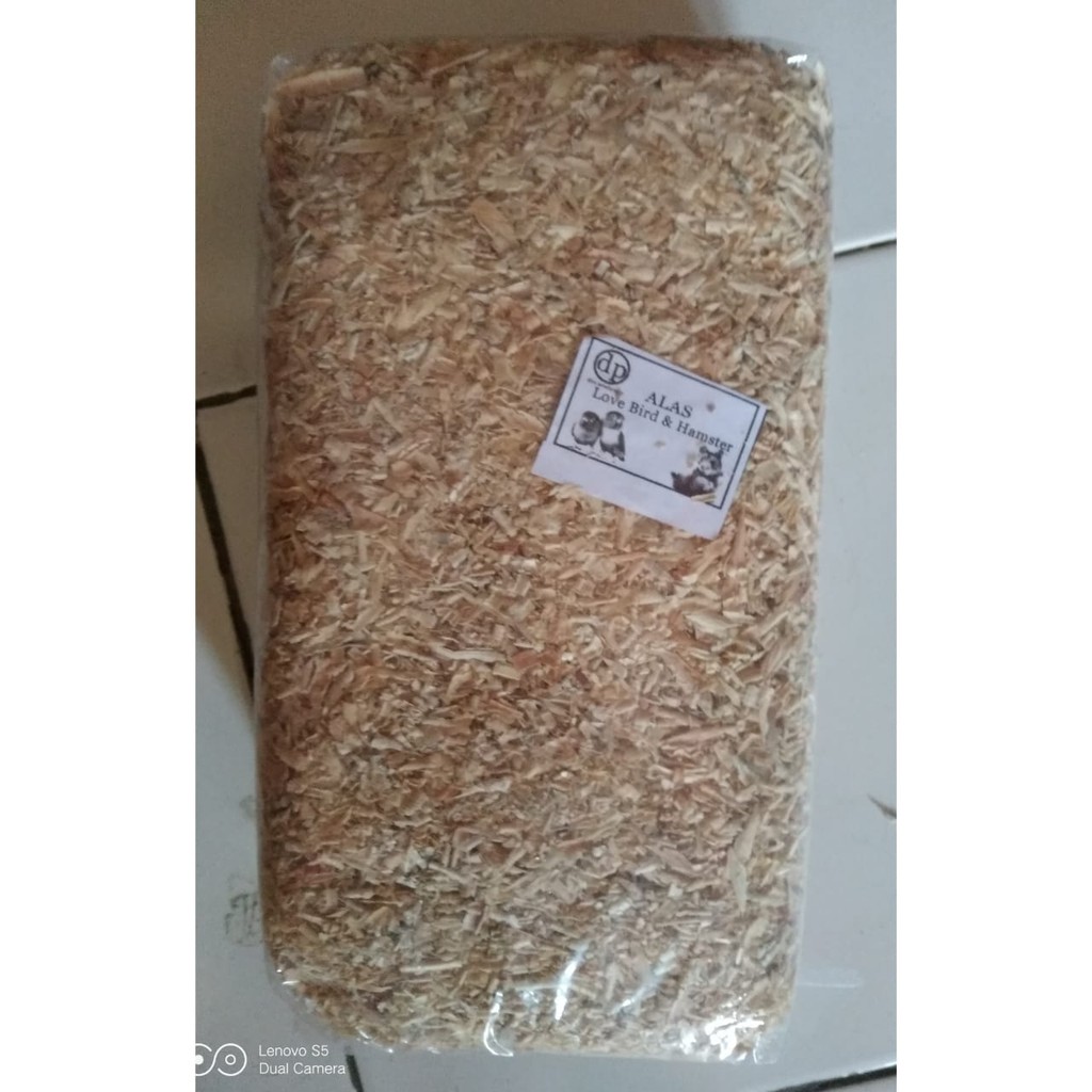 SERBUK KAYU ALAS KANDANG Hamster Landak Burung 500 GRAM