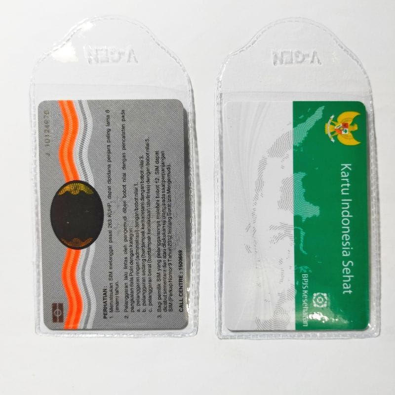 

Plastik cover pelindung kartu id card
