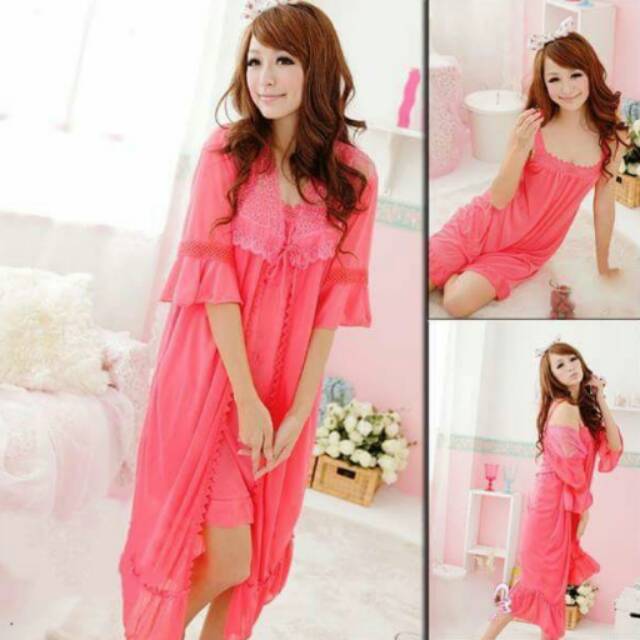 Lingerie satin/ baju tidur satin