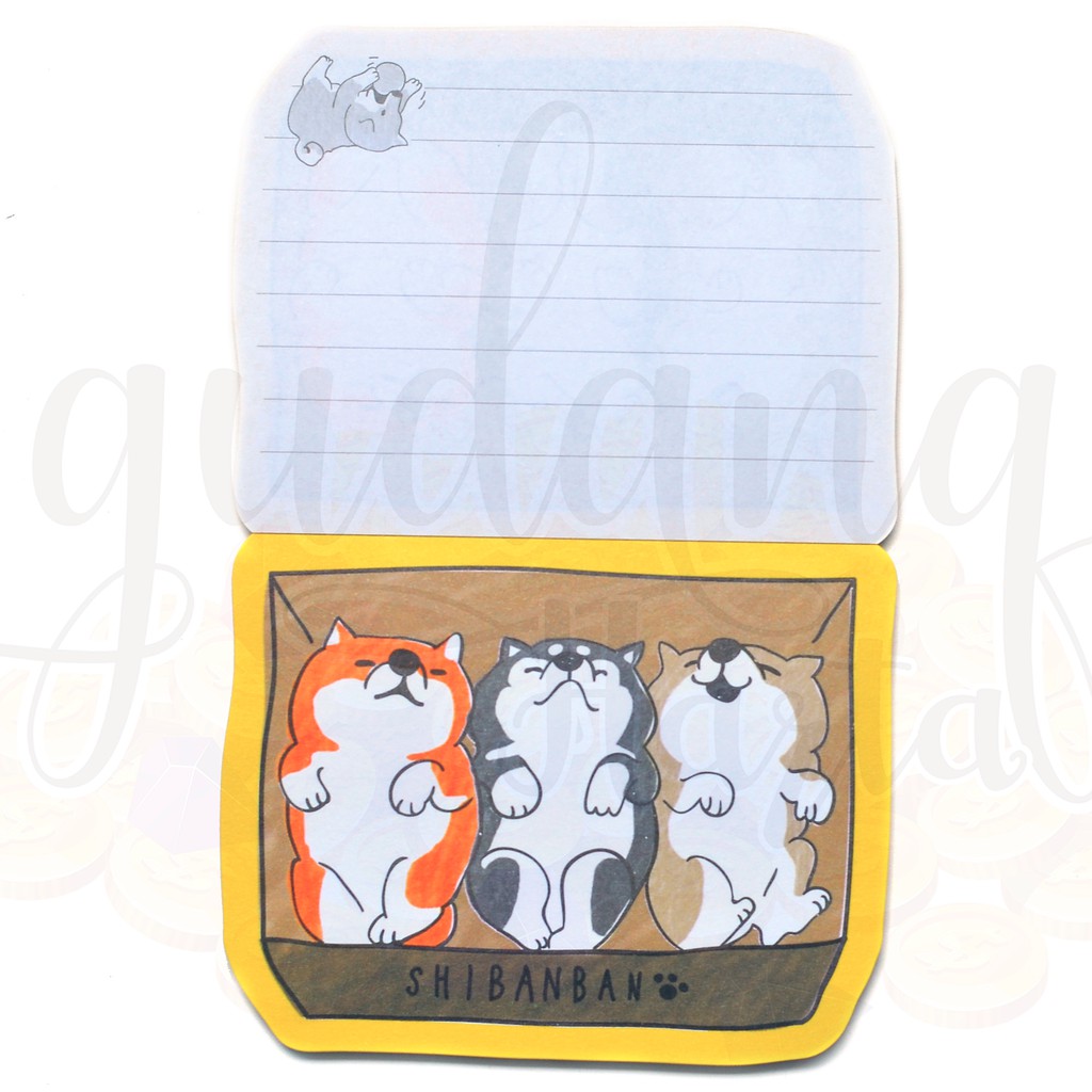 Notes Anjing Memo Shiba Inu Hachiko Note Unik Memo Lucu GH 301153