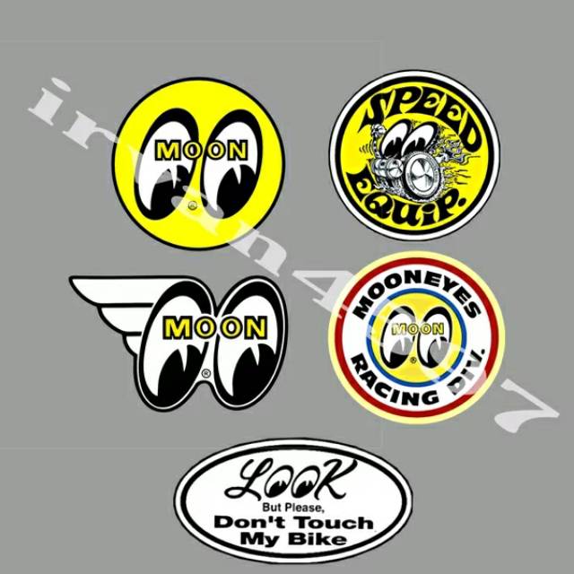 

Sticker stiker mooneyes isi 5