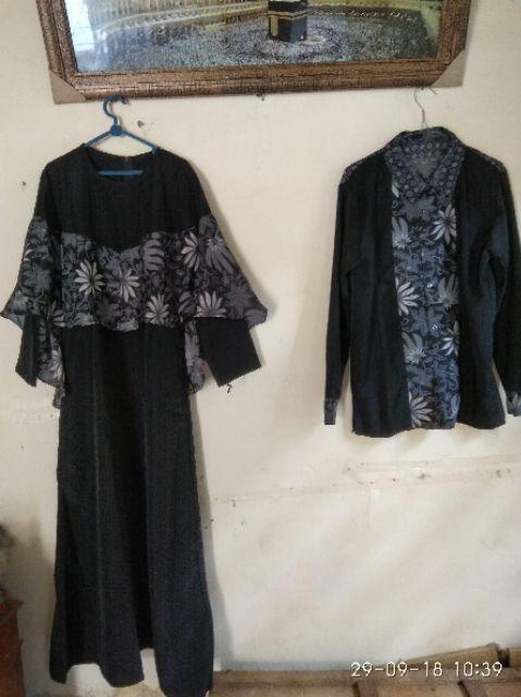 Cp Quinsy Couple Gamis Batik Quinsy Tunia