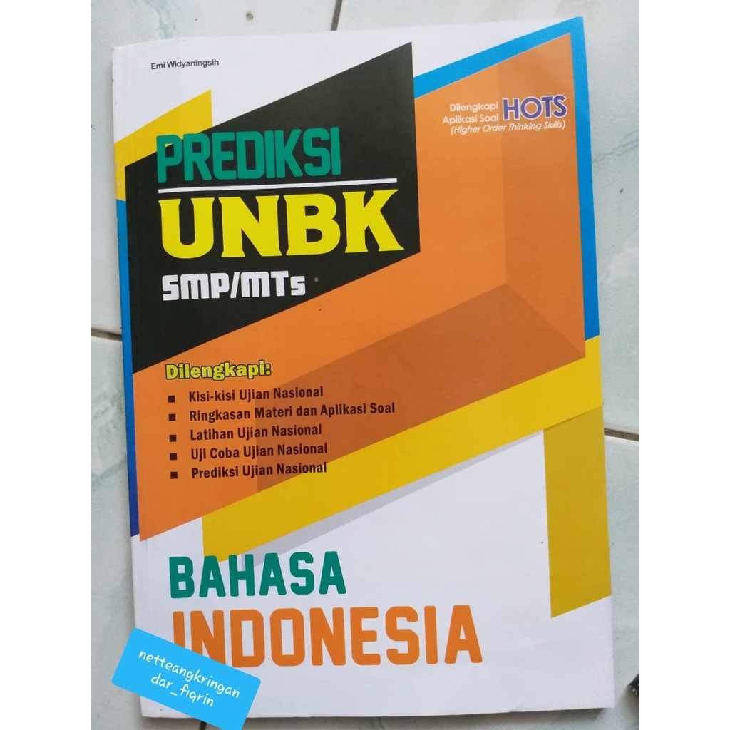 Prediksi UN UNBK SMP MTs 2018 2019 Dan 2019 2020 Ada 2 Buku Bonus Kunci Jawaban-1