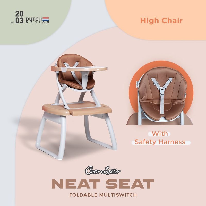 Makassar - Kursi Makan Baby Chair Cocolatte High Chair Neat Seat Multiswitch Multi Switch