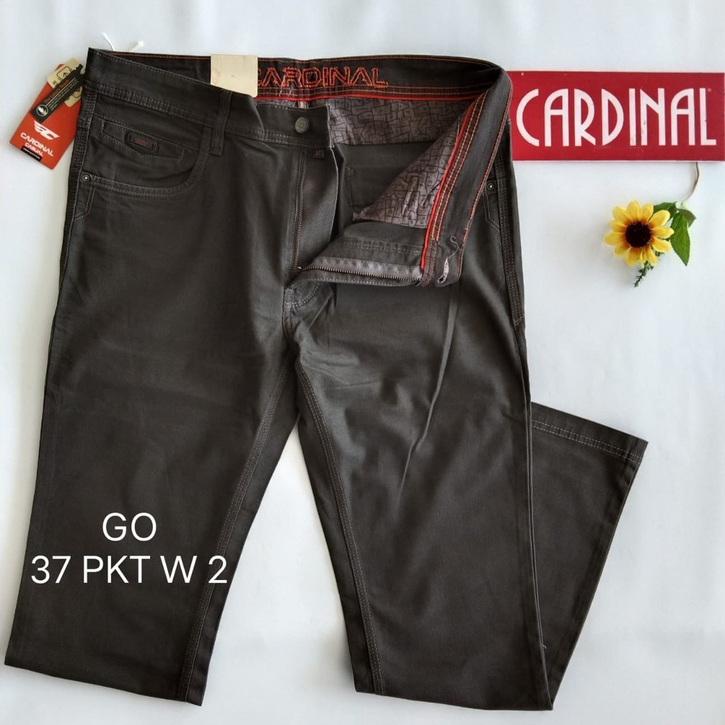 gos 37-38 PKT CARDINAL CASUAL CELANA POCKETS PANJANG Celana Chino Pria Fashion Laki Brand Kekinian