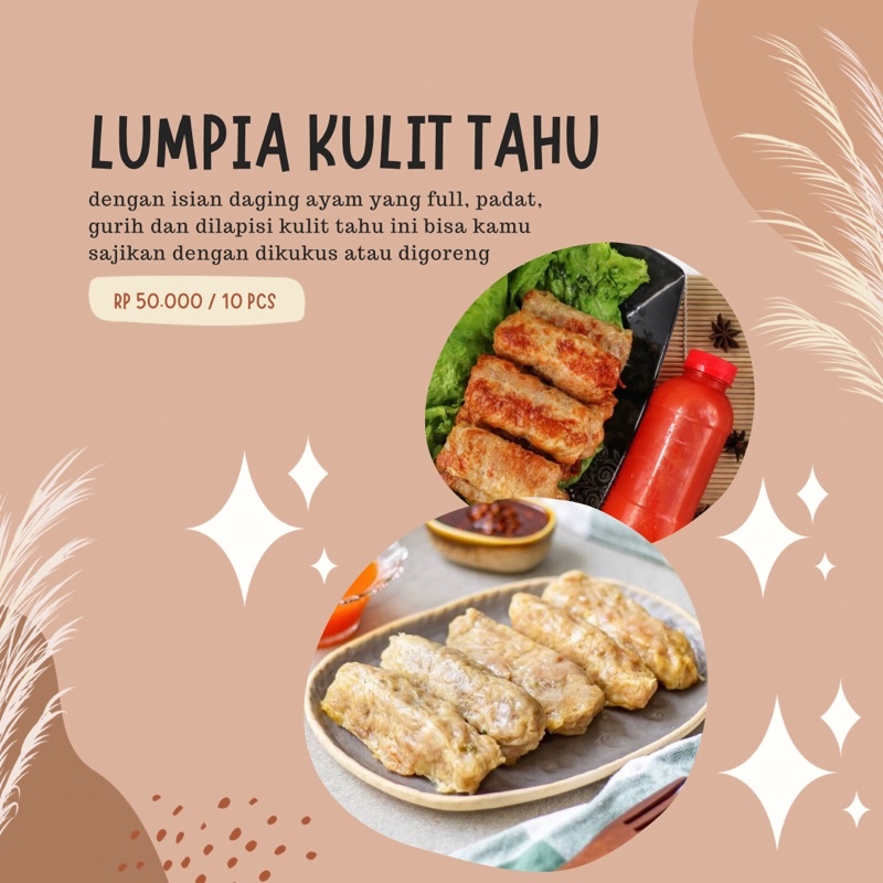 

LUMPIA KULIT TAHU / PAX (10 pcs)