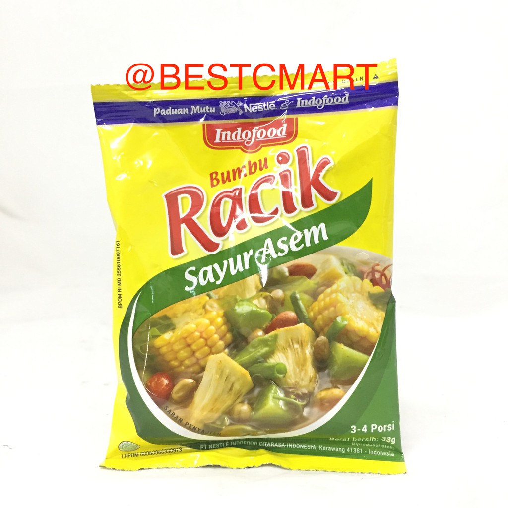 

INDOFOOD BUMBU RACIK SAYUR ASEM 33GR