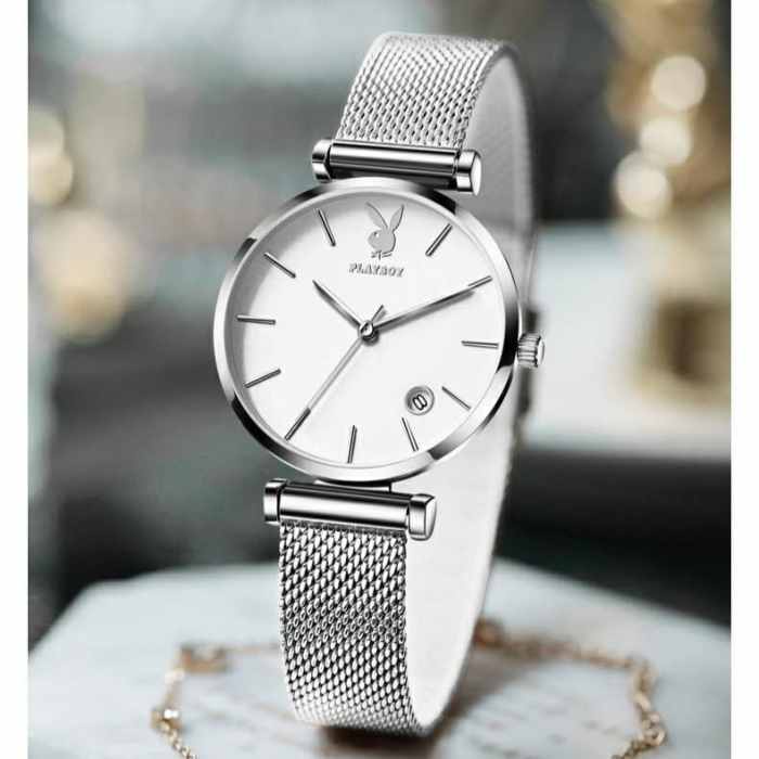 jam tangan cewek playboy RANTAI PASIR tanggal