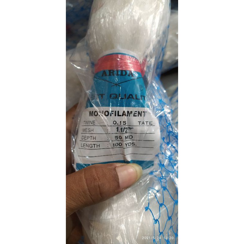 jaring ikan arida 1½ INCH 0.15. 50md tate