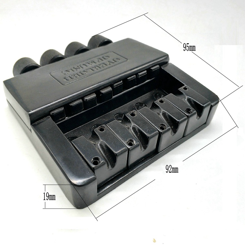 1 Set Bridge 4 Senar Headless Pengganti Untuk Gitar Bass Elektrik