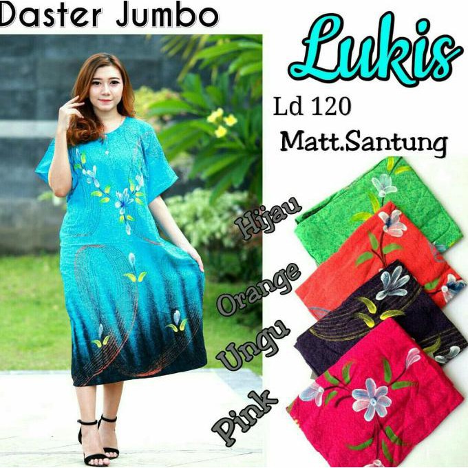 998- Daster Jumbo Batik Pekalongan / Baju Menyusui / Baju Tidur Wanita