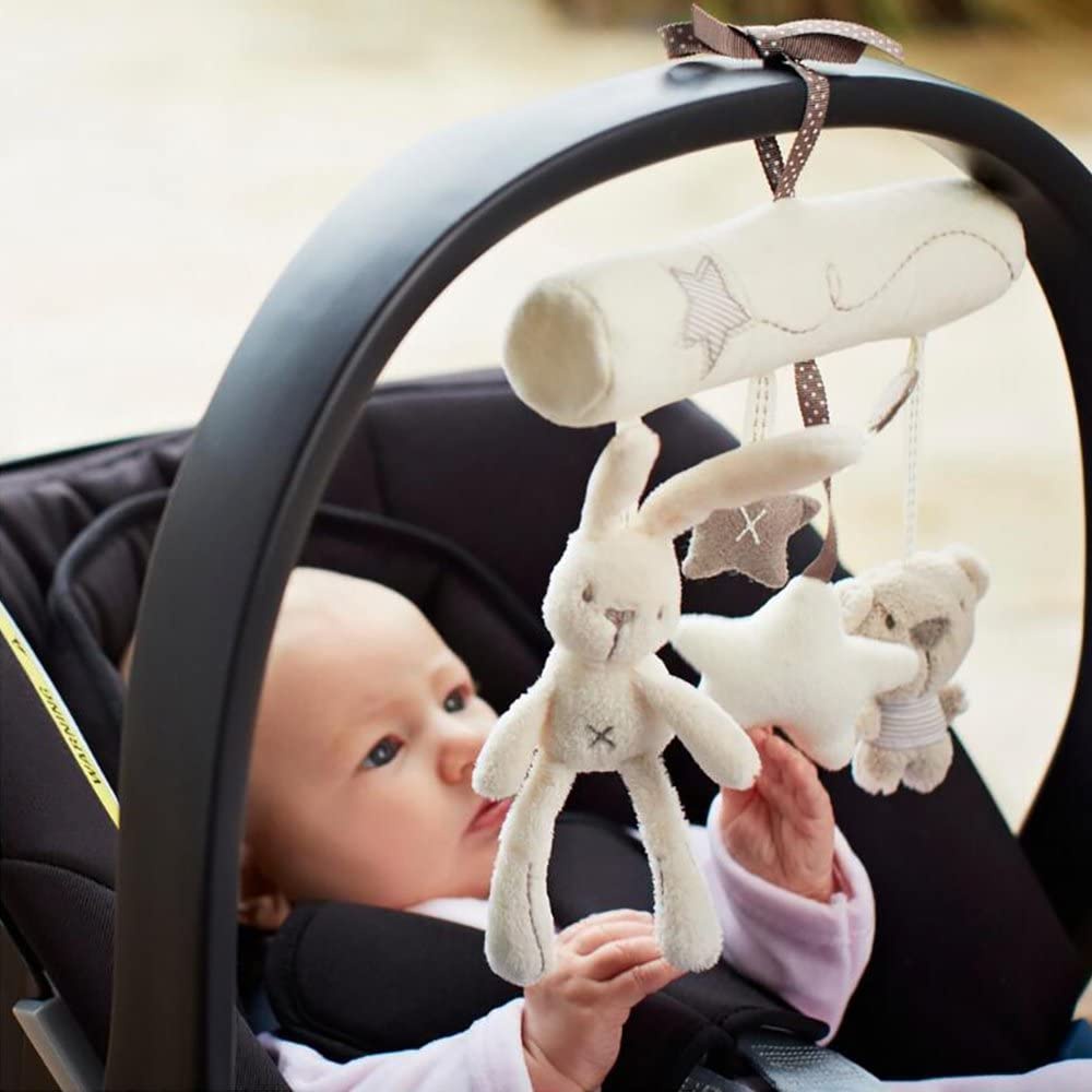 MAINAN BAYI GANTUNGAN STROLLER BONEKA BISA BUNYI