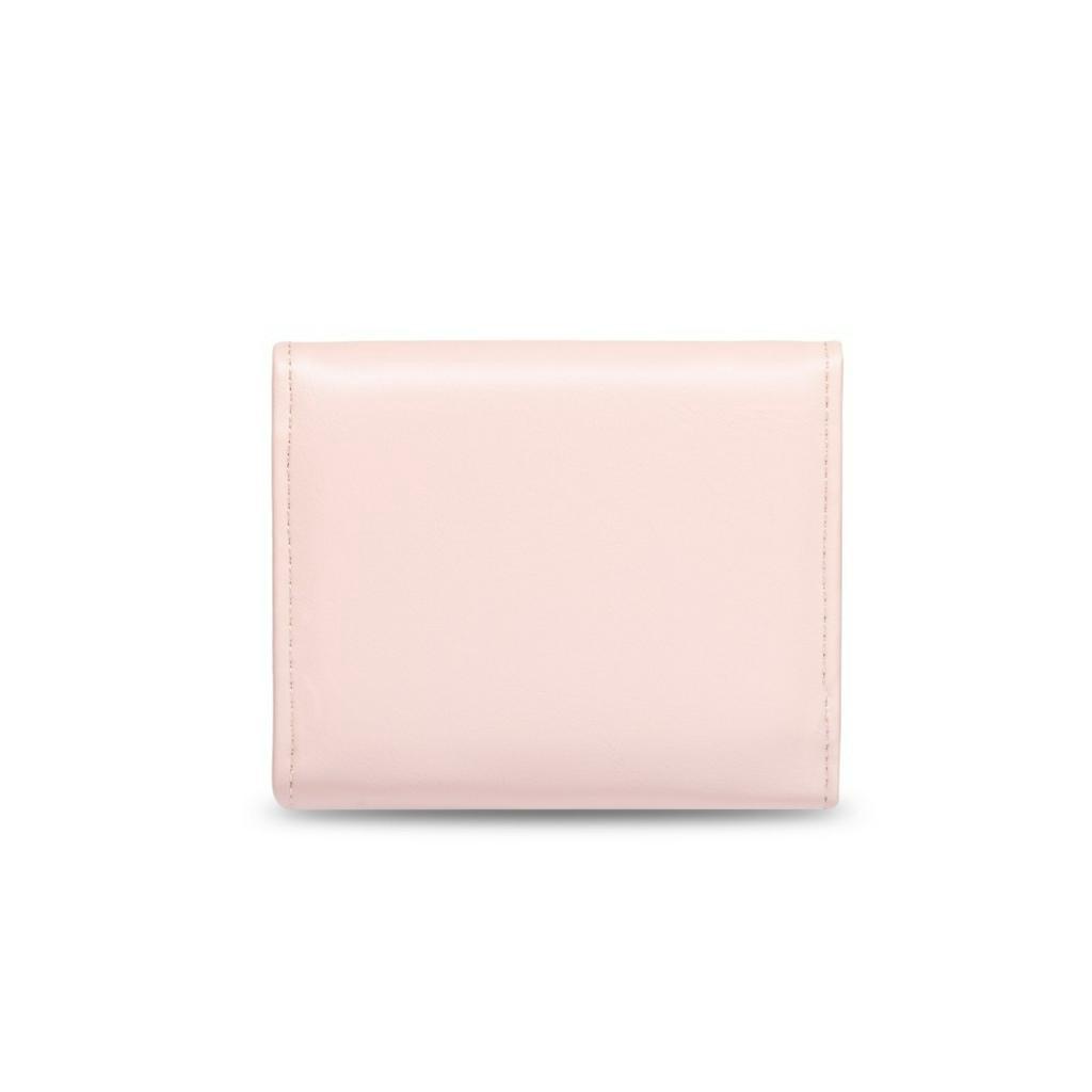 DOMPET LIPAT WANITA KECIL WA706P3 PRETTYZYS SIMPLE KEKINIAN REMAJA CEWEK MURAH ORIGINAL IMPORT KULIT PINK LUCU AURALIA KOREA MINI SLOT KARTU RESLETING UANG KOIN BRANDED FASHION PREMIUM