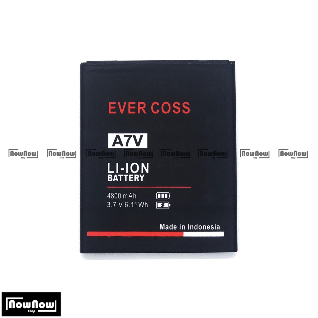 Baterai Evercoss A7V Original Double Power Batre Batrai Battery HP Evercos Cross