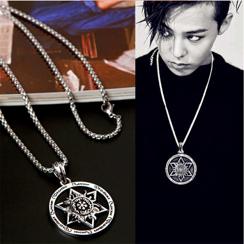 19113individual Kalung Gaya Eropa / Amerika Hip Hop Bahan Titanium Steel