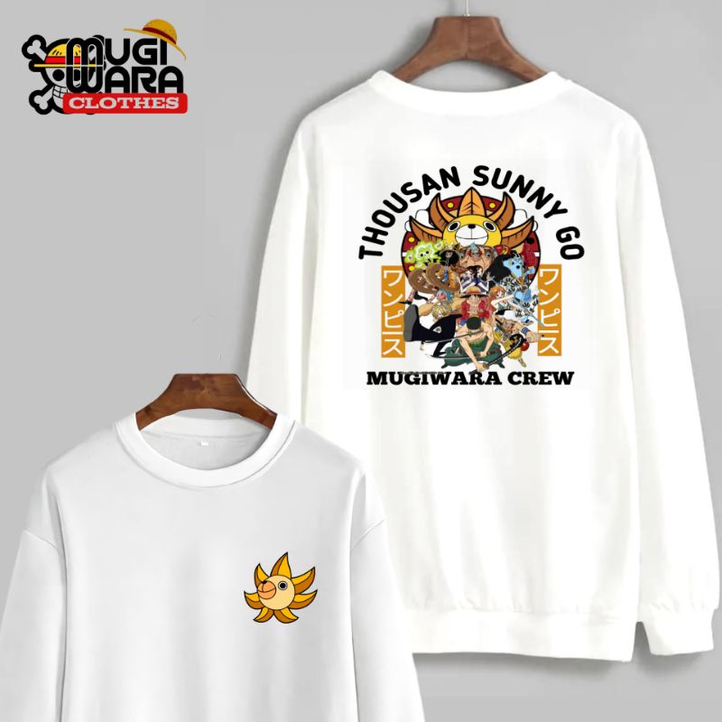 COD MUGIWARA/ Sweater one piece sweater thousan sunny go sweater crewneck sweater kapal bajak laut k