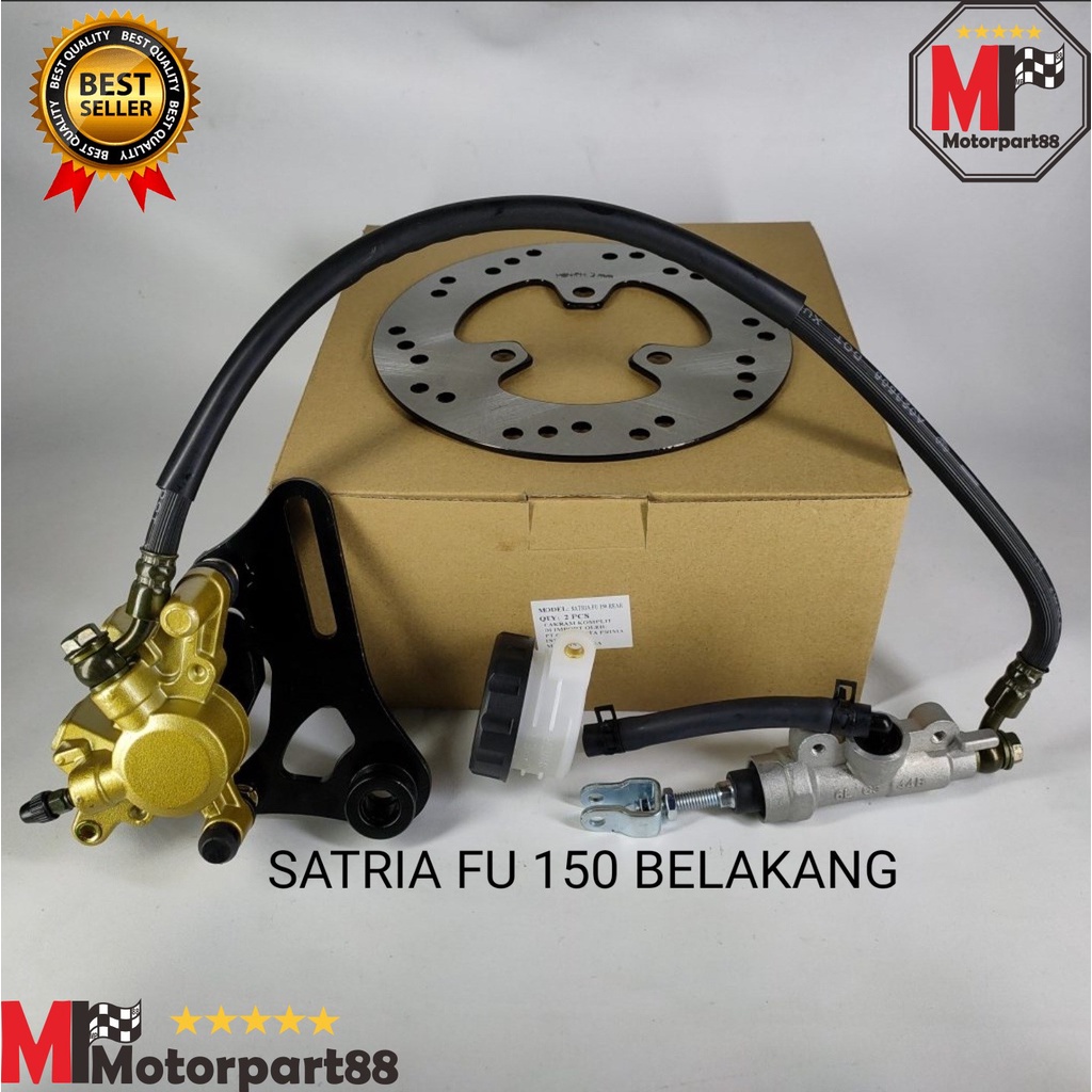 REM CAKRAM BELAKANG ASSY KOMPLIT MASTER SET SATRIA FU 150 KNZ