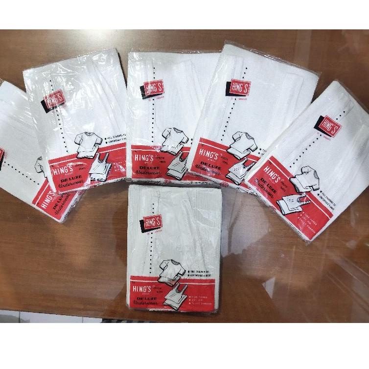 I3S2 SINGLET HINGS PRIA, SINGLET DEWASA SALUR / KAOS DALAM PRIA HING'S SINGLET HINGS MERAH/ KUTANG, 