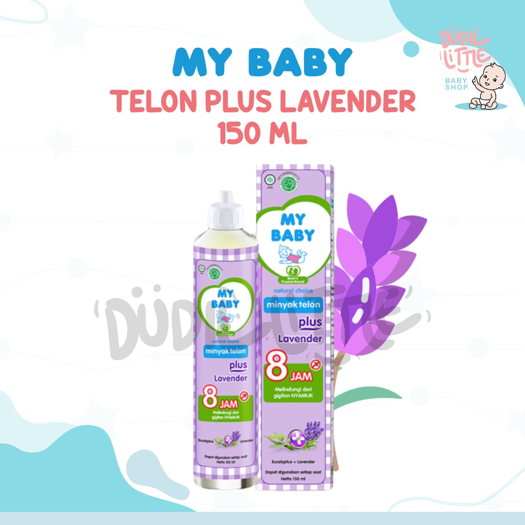 My Baby Minyak Telon Plus Eucalyptus dan Lavender 60 ml - 90 ml - 150 ml Anti Nyamuk 100% ORI