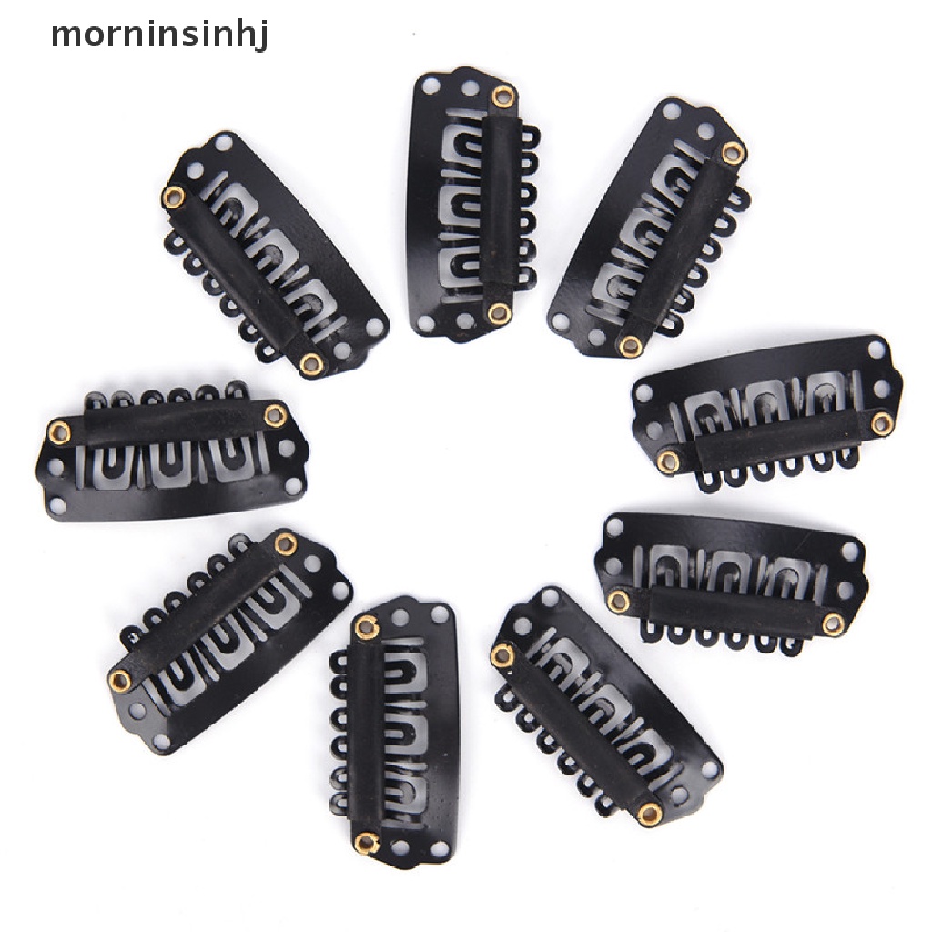 Mornin 40pcs Extension Rambut Bentuk U Bahan Steel