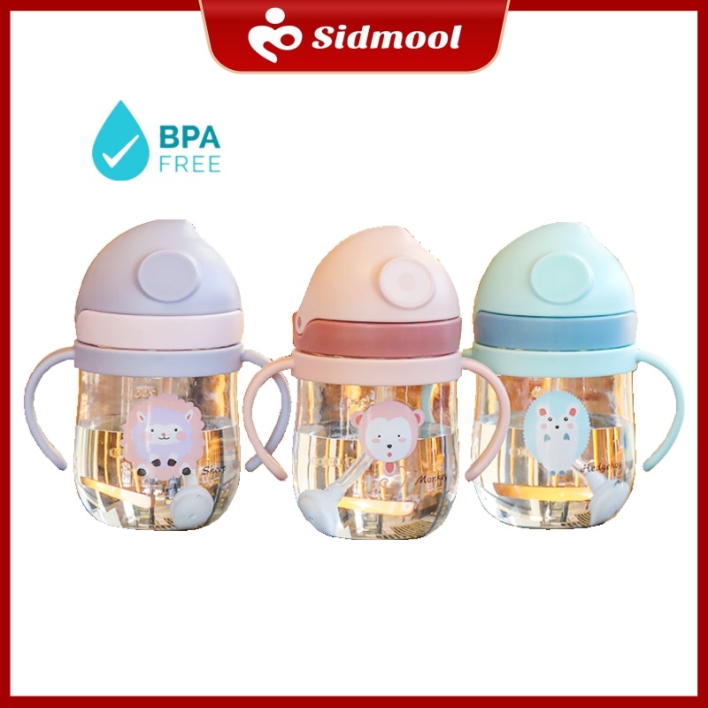 ⭐BISA COD⭐ SIDMOOL Botol Minum Bayi Gelas Anak Balita Training Cup Baby 280ml
