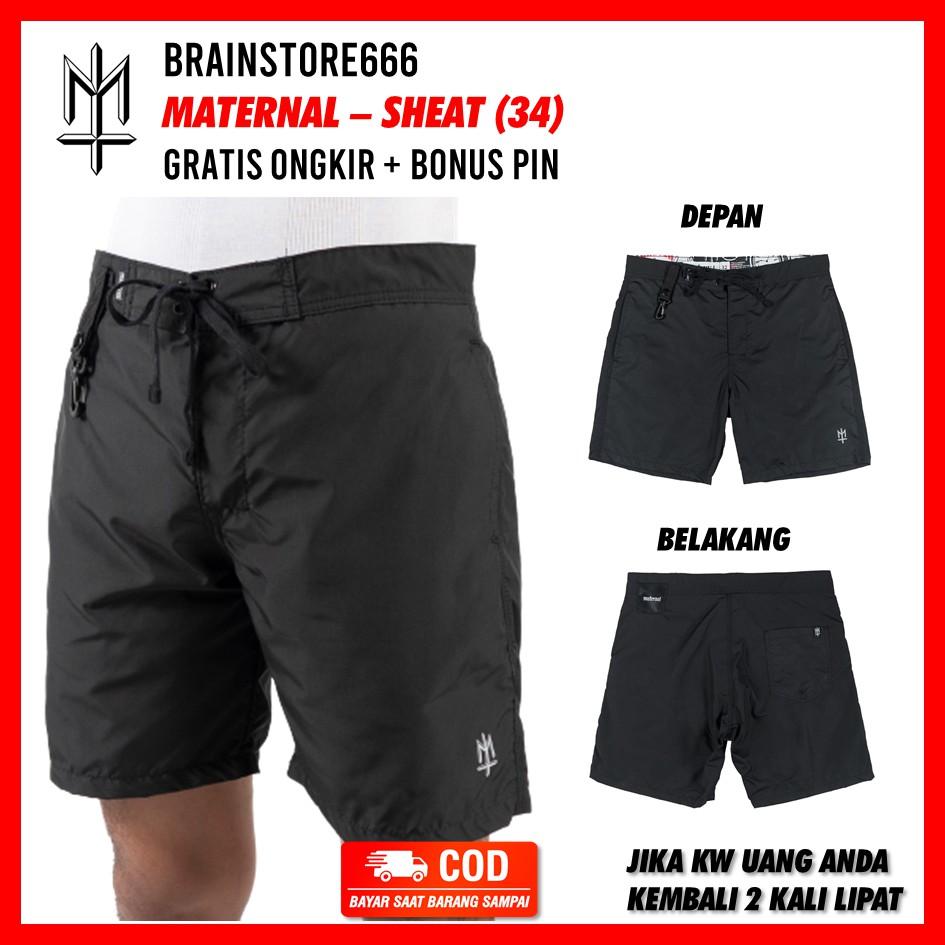 CELANA PENDEK MATERNAL DISASTER ORIGINAL SHEAT / BINTS POCHE WORKA CAKZ REKZ KURZ BLACT HALLU BLOODY