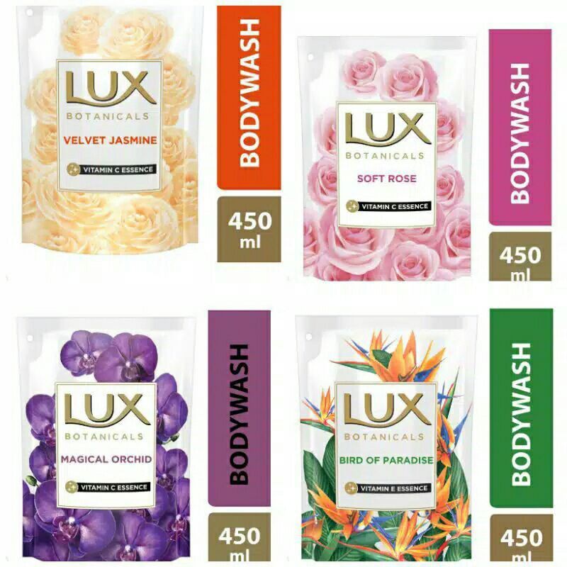 Lux Body Wash Refil 450ml Promo Original 100% ~ Asli