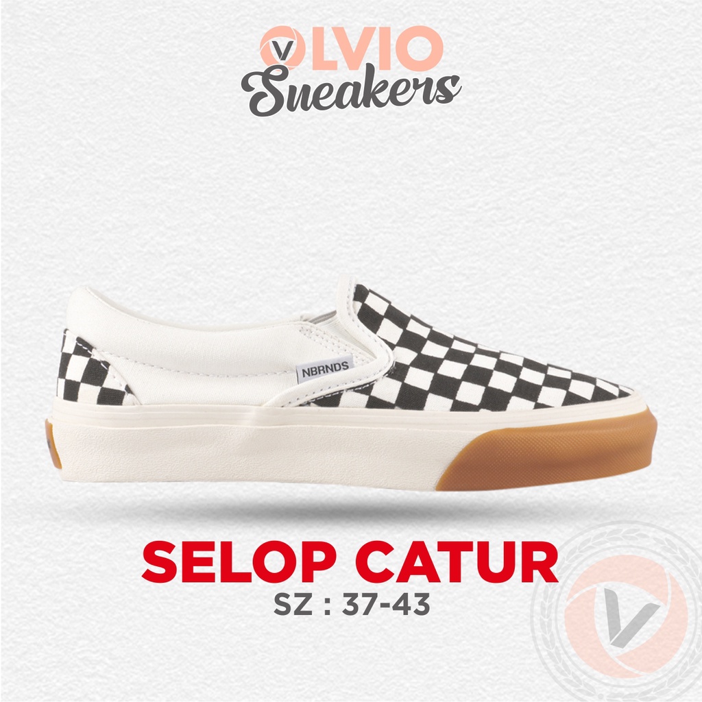 Nobrands SELOP CATUR - Sepatu Sneakers Fashion Casual Canvas Pria/Wanita Nobrands Original