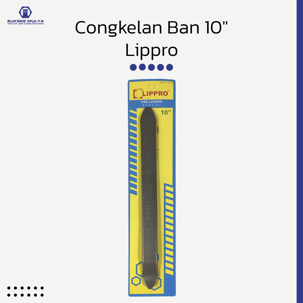 Lippro Congkelan Ban 10" Alat Congkel Ban Motor Jugil Ban Cungkil Ban