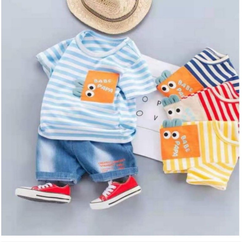 setelan baju anak laki-laki/ setelan baju anak import/ setelan baju anak murah/ baju anak laki -laki