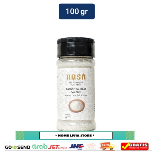 

Rasa Rempah Nusantara Kosher Balinese Sea Salt / Garam Laut Bali Kosher 100gr