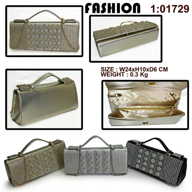 Tas Clutch Party Bag BK 01729
