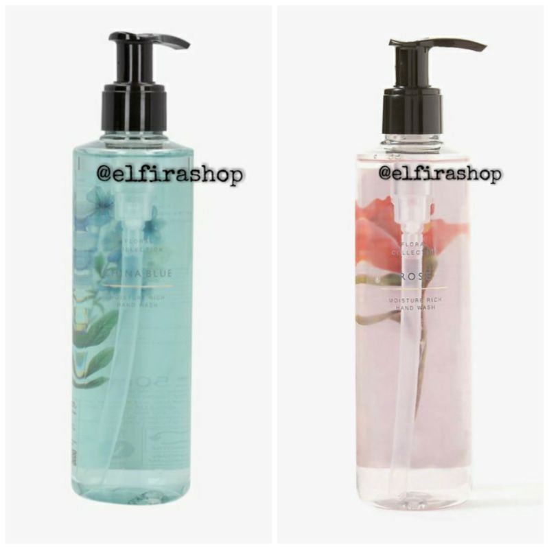ORI Marks & Spencer Mark and Spencer China Blue Rose Hand Wash / Sabun / Sabun Cuci Tangan 250ml