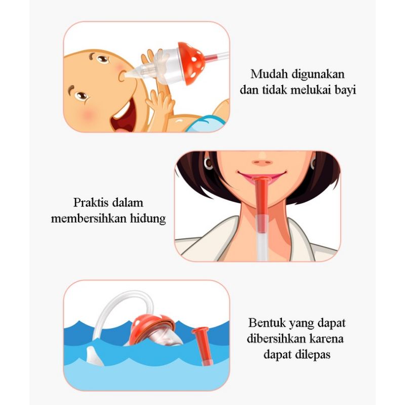 nasal aspirator penghisap penyedot ingus bayi pembersih hidung bayi pilek