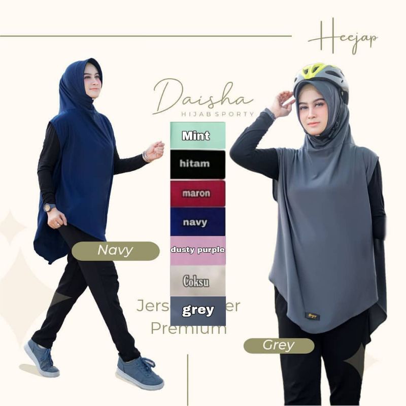 Daisha hijab seporty terbaru