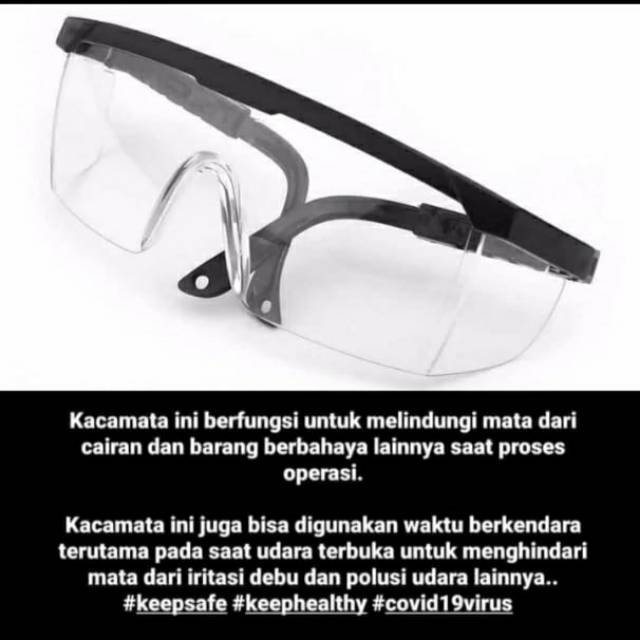 Kacamata safety APD