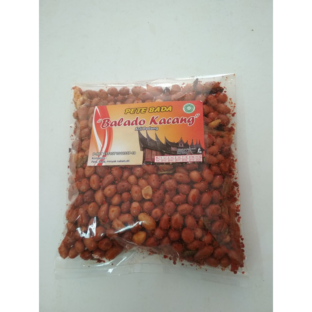 

Kacang Pete Bada Balado 200 gram - Asli Padang
