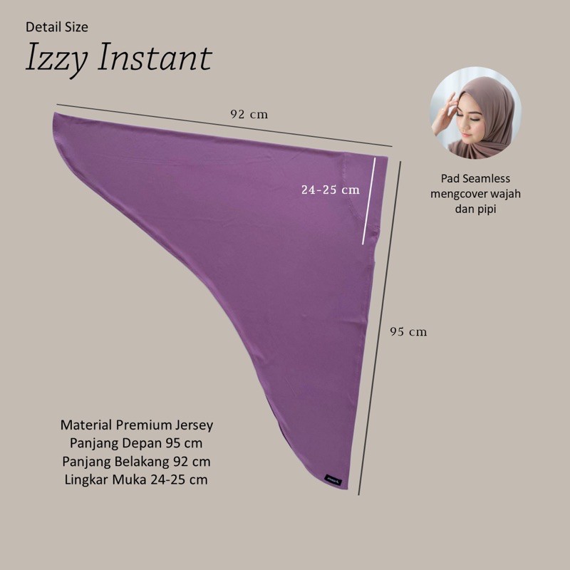 Izzy Square Instant - Albata Hijab-6