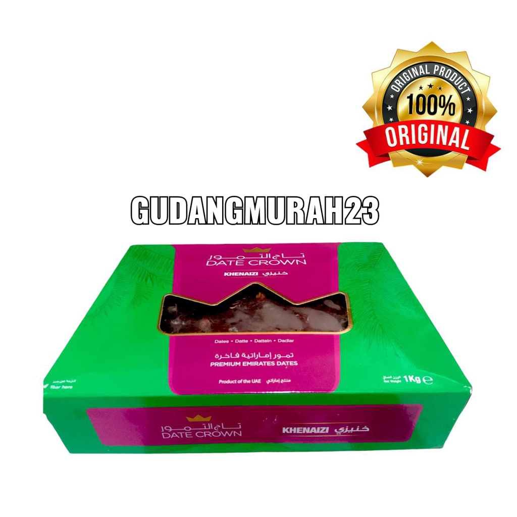 

Kurma Date Crown Khenaizi 1kg ORIGINAL