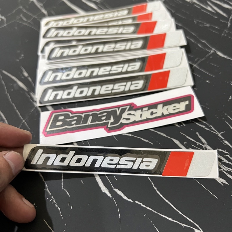 STICKER INDONESIA TUMPUK CUTTING