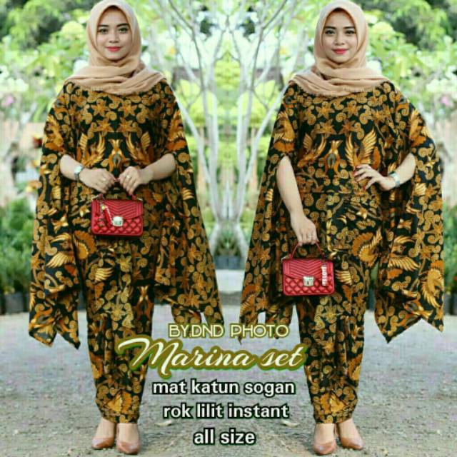 GROSIR BATIK SET CLASSIC BATWING