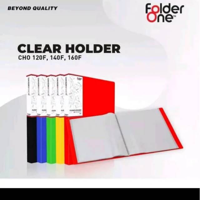 

MAP ONE CLEAR HOLDER 20 POCKET- FOLDER ONE